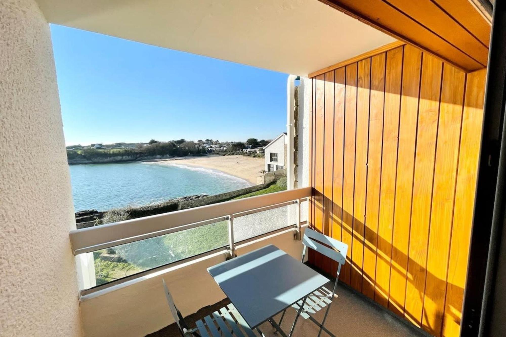 LES PIEDS DANS L’EAU ! T2 Archi Cosy – Vue mer 180° Ploemeur Exterior foto